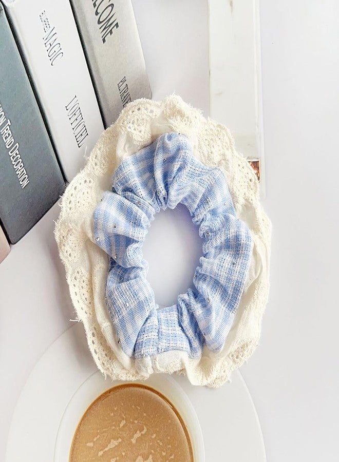 دينبري ربطات شعر دانتيل منقوشة لطيفة للنساء، ربطات شعر دانتيل منقوشة، أطواق شعر منقوشة، ربطات شعر، ربطات شعر، حاملات ذيل حصان، عصابات رأس مزينة بالزهور، إكسسوارات للبنات - Image 5